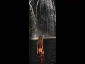 Julia Yaroshenko naked waterfall ass
