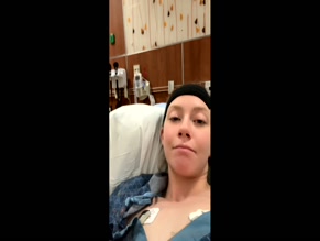 lexiz60600:00: Exposed chest and upper breasts in hospital bed