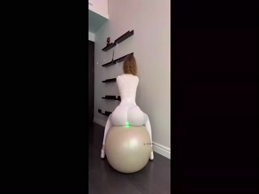 victoriapearce Ass Bounce on Exercise Ball
