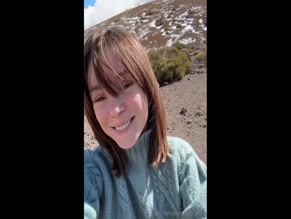 wmjules topless mountain selfie