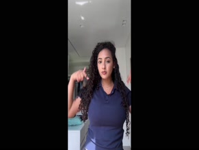 Myrella Lima showing her hot cleavage while changing outfits