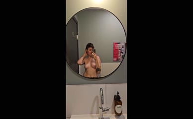 welcometojessie Topless Mirror Selfie