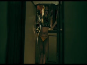 Isabel Gravitt's Bare Ass in Yellow Bikini Bottoms