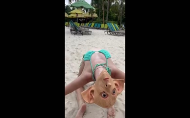miwallbank Dobby mask bikini beach crawl