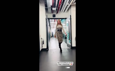 Carol Vorderman's Tits and Ass Strut