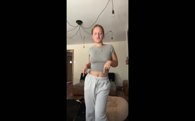 Daisy Campbell shows off her body in a dance video.