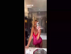 Tallia Storm Lingerie Mirror Selfie