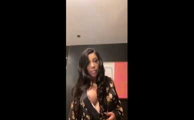 K Michelle's Titty Slip Dance in Robe