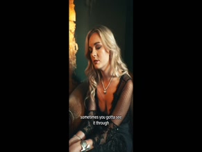 Karley Scott Collins cleavage exposure