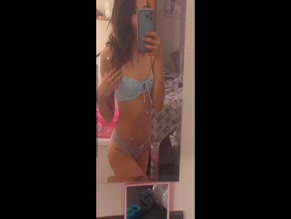 Charisma Kain bikini mirror selfie