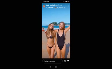 Twin Melody Beach Bikini Fun