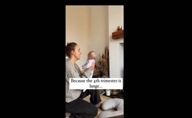 Jenny Francis Pregnant Lunge Workout