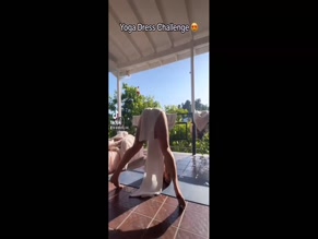 Sidneysummers Yoga Dress Challenge Ass Flash