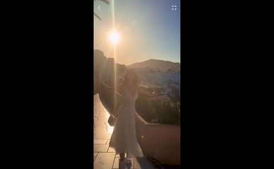 Kira Kosarin Santorini Vacation Bikini Tease