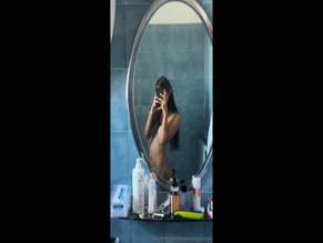 alejandragoddess sexy selfie showing boobs and partial bush