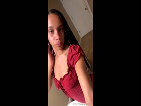 xzavialuv:  Red Dress Boob Show Live