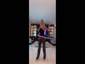 Christine McGuinness Hula Hooping Bikini Ass.