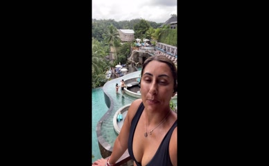 Saira Khan Cleavage Resort Promo