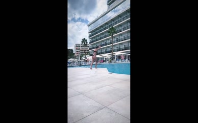Scarlett Mew Jensen Backflip Bikini Dive