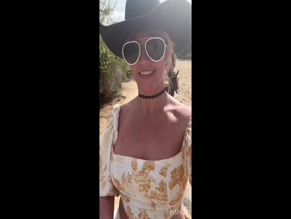 Britney Spears Topless Horseback Riding