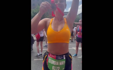 Georgia May Foote Bra Top Cleavage