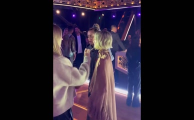 Julianne Hough backstage