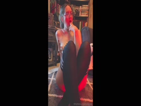 Sydabee: Bare Chest Thigh Highs Peek