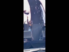 Joanna Jojo Levesque's Cleavage and Thighs on Stage
