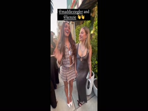 Kenzie Ziegler cleavage slip.