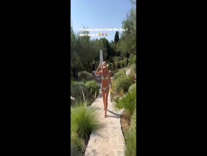 Amanda Holden Bikini Walk