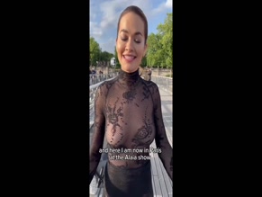 Rita Ora's Sheer Top Nipple Slip