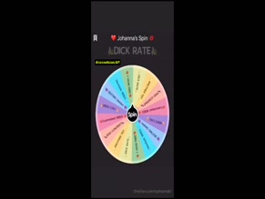 Tsjohannab1's Dick Rate Wheel Spin.