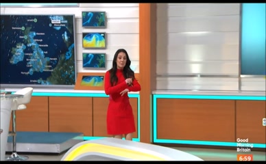 Laura Tobin's Ass in Red Dress