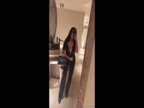 hannareynolds: Sheer Jumpsuit Mirror Selfie