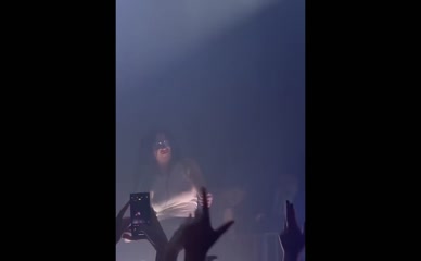 Charli XCX nipple slip performance