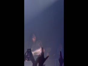 Charli XCX nipple slip performance