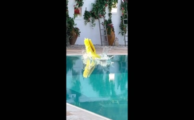Dannii Minogue Pool Dive Fail