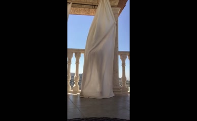 Tillie Feather nude balcony dance
