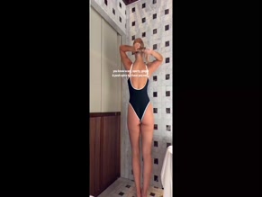 Chessie King Ass and Thighs in Swimsuit