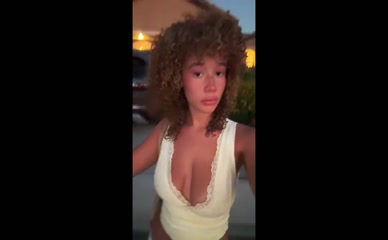 Talia Jackson Cleavage Tease