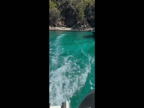 Jenny Powell's bikini boat trip.