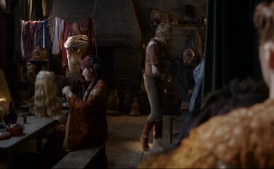 Eline Powell topless medieval slapstick