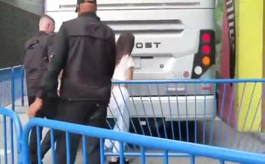 oliviarodrigo escorted by security