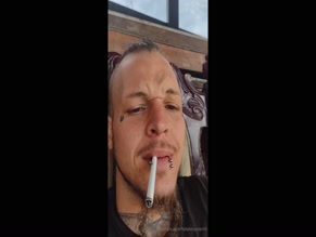 Fallenmaster69's Hard Cock and Cigarette