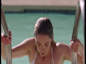 Ashley Benson Bikini Pool Climb.