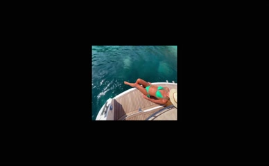 Amanda Holden Teases Nipple Slip on Yacht