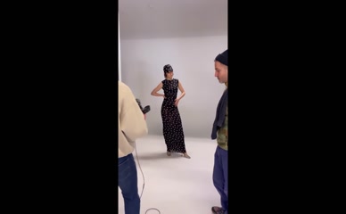 Daisy Ridley fashion shoot behind the scenes
