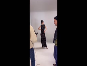 Daisy Ridley fashion shoot behind the scenes