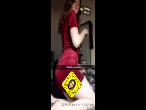 Sugarbushbb ass shake in red dress