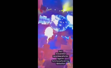 Georgia May Foote Concert Cleavage Slip
